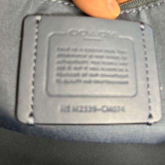 Coach NEW WITH TAGS Meadow Denim Pebbled Leather Shoulder Bag + authenticity 📝 - Picture 8 of 16